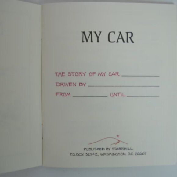 MY CAR Life Times With Vintage Cards Notes History Book Scrapbook Album - Picture 2 of 4